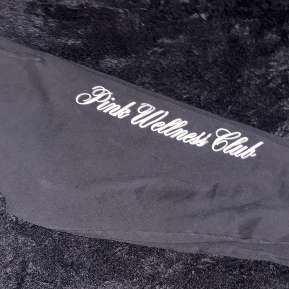 PINK Victoria's Secret Black Track Pants